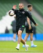 25 March 2022; Conor Hourihane during a Republic of Ireland training session at Aviva Stadium in Dublin. Photo by Stephen McCarthy/Sportsfile