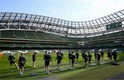 25 March 2022; A general view during a Republic of Ireland training session at Aviva Stadium in Dublin. Photo by Stephen McCarthy/Sportsfile