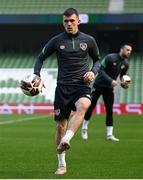 25 March 2022; Jason Knight during a Republic of Ireland training session at Aviva Stadium in Dublin. Photo by Stephen McCarthy/Sportsfile