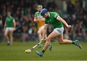 20 March 2022; Mike Casey of Limerick during the Allianz Hurling League Division 1 Group A match between Limerick and Offaly at TUS Gaelic Grounds in Limerick. Photo by Seb Daly/Sportsfile