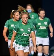 25 March 2022; Neve Jones during the Ireland Women's Rugby captain's run at the RDS Arena in Dublin. Photo by Seb Daly/Sportsfile