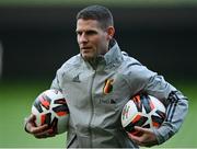 25 March 2022; Belgium assistant coach Anthony Barry during a Belgium training session at the Aviva Stadium in Dublin. Photo by Seb Daly/Sportsfile