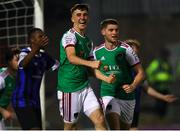 25 March 2022; Barry Coffey of Cork City celebrates after scoring his side's fourth goal during the SSE Airtricity League First Division match between Cork City and Athlone Town at Turners Cross in Cork. Photo by Michael P Ryan/Sportsfile