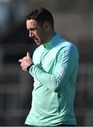 26 March 2022; Offaly manager Michael Fennelly ahead of the Allianz Hurling League Division 1 Relegation Play-off match between Antrim and Offaly at Páirc Tailteann in Navan, Meath. Photo by Daire Brennan/Sportsfile