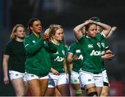 26 March 2022; Nicole Cronin of Ireland reacts after the TikTok Women's Six Nations Rugby Championship match between Ireland and Wales at RDS Arena in Dublin. Photo by David Fitzgerald/Sportsfile