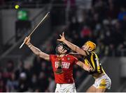 26 March 2022; Damien Cahalane of Cork in action against Billy Ryan of Kilkenny during the Allianz Hurling League Division 1 Semi-Final match between Cork and Kilkenny at Páirc Ui Chaoimh in Cork. Photo by Piaras Ó Mídheach/Sportsfile