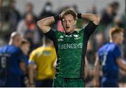 26 March 2022; Kieron Marmion of Connacht reacts during the United Rugby Championship match between Connacht and Leinster at the Sportsground in Galway. Photo by Harry Murphy/Sportsfile