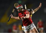 26 March 2022; Daire O'Leary of Cork in action against Walter Walsh of Kilkenny during the Allianz Hurling League Division 1 Semi-Final match between Cork and Kilkenny at Páirc Ui Chaoimh in Cork. Photo by Piaras Ó Mídheach/Sportsfile