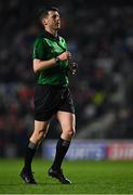 26 March 2022; Referee Seán Stack during the Allianz Hurling League Division 1 Semi-Final match between Cork and Kilkenny at Páirc Ui Chaoimh in Cork. Photo by Piaras Ó Mídheach/Sportsfile