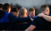 26 March 2022; Max O'Reilly and Sean O'Brien of Leinster before the United Rugby Championship match between Connacht and Leinster at the Sportsground in Galway. Photo by Harry Murphy/Sportsfile