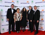26 March 2022; In attendance are, from left, Chief executive of the Olympic Federation of Ireland Peter Sherrard, Yvonne Coghlan, Isobel Schmidt, partner with Deloitte Jamie Schmidt, and Olympian Eamonn Coghlan in attendance at the Team Ireland Olympic Ball in the Mansion House, Dublin. The event was held to mark the success of Team Ireland at the 2020 Tokyo Summer Olympic Games and the 2022 Beijing Winter Olympic Games, and acknowledged and recognised the contribution of Team Ireland athletes at both Games as they inspired the nation. Photo by Brendan Moran/Sportsfile