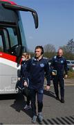 27 March 2022; Dublin players including Jonny Cooper arrive for the Allianz Football League Division 1 match between Monaghan and Dublin at St Tiernach's Park in Clones, Monaghan. Photo by Ray McManus/Sportsfile