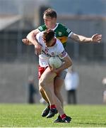27 March 2022; Conor Meyler of Tyrone is tackled by Stephen O’Brien of Kerry during the Allianz Football League Division 1 match between Kerry and Tyrone at Fitzgerald Stadium in Killarney, Kerry. Photo by Brendan Moran/Sportsfile