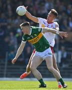 27 March 2022; Conn Kilpatrick of Tyrone in action against Jason Foley of Kerry during the Allianz Football League Division 1 match between Kerry and Tyrone at Fitzgerald Stadium in Killarney, Kerry. Photo by Brendan Moran/Sportsfile