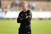 27 March 2022; Armagh manager Kieran McGeeney before the Allianz Football League Division 1 match between Donegal and Armagh at O'Donnell Park in Letterkenny, Donegal. Photo by Oliver McVeigh/Sportsfile