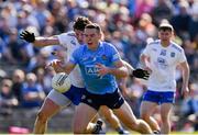 27 March 2022; Brian Fenton of Dublin in action against Darren Hughes of Monaghan during the Allianz Football League Division 1 match between Monaghan and Dublin at St Tiernach's Park in Clones, Monaghan. Photo by Ray McManus/Sportsfile