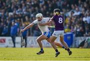 27 March 2022; Neil Montgomery of Waterford in action against Liam Óg McGovern of Wexford during the Allianz Hurling League Division 1 Semi-Final match between Wexford and Waterford at UPMC Nowlan Park in Kilkenny. Photo by Daire Brennan/Sportsfile