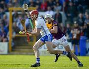 27 March 2022; Tadhg de Búrca of Waterford in action against Rory O’Connor of Wexford during the Allianz Hurling League Division 1 Semi-Final match between Wexford and Waterford at UPMC Nowlan Park in Kilkenny. Photo by Daire Brennan/Sportsfile