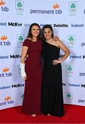 26 March 2022; Deirdre Duke and Elena Tice in attendance at the Team Ireland Olympic Ball in the Mansion House, Dublin. The event was held to mark the success of Team Ireland at the 2020 Tokyo Summer Olympic Games and the 2022 Beijing Winter Olympic Games, and acknowledged and recognised the contribution of Team Ireland athletes at both Games as they inspired the nation. Photo by Brendan Moran/Sportsfile