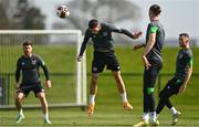 28 March 2022; Troy Parrott during a Republic of Ireland training session at FAI National Training Centre in Dublin. Photo by Eóin Noonan/Sportsfile