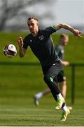 28 March 2022; Will Keane during a Republic of Ireland training session at FAI National Training Centre in Dublin. Photo by Eóin Noonan/Sportsfile