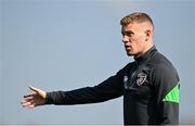 28 March 2022; James McClean during a Republic of Ireland training session at FAI National Training Centre in Dublin. Photo by Eóin Noonan/Sportsfile