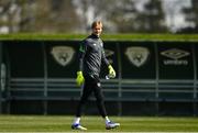 28 March 2022; Goalkeeper Caoimhin Kelleher during a Republic of Ireland training session at FAI National Training Centre in Dublin. Photo by Eóin Noonan/Sportsfile