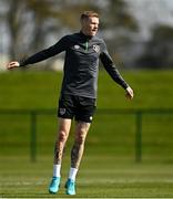 28 March 2022; James McClean during a Republic of Ireland training session at FAI National Training Centre in Dublin. Photo by Eóin Noonan/Sportsfile