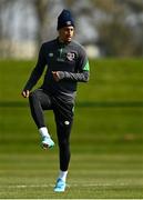 28 March 2022; Callum Robinson during a Republic of Ireland training session at FAI National Training Centre in Dublin. Photo by Eóin Noonan/Sportsfile