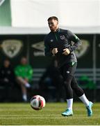 28 March 2022; Matt Doherty during a Republic of Ireland training session at FAI National Training Centre in Dublin. Photo by Eóin Noonan/Sportsfile