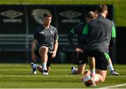 28 March 2022; Dara O'Shea during a Republic of Ireland training session at FAI National Training Centre in Dublin. Photo by Eóin Noonan/Sportsfile