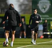 28 March 2022; Seamus Coleman during a Republic of Ireland training session at FAI National Training Centre in Dublin. Photo by Eóin Noonan/Sportsfile