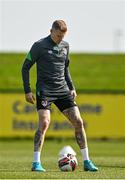 28 March 2022; James McClean during a Republic of Ireland training session at FAI National Training Centre in Dublin. Photo by Eóin Noonan/Sportsfile