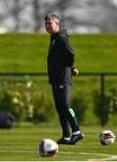 28 March 2022; Manager Stephen Kenny during a Republic of Ireland training session at FAI National Training Centre in Dublin. Photo by Eóin Noonan/Sportsfile