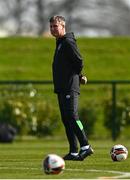 28 March 2022; Manager Stephen Kenny during a Republic of Ireland training session at FAI National Training Centre in Dublin. Photo by Eóin Noonan/Sportsfile