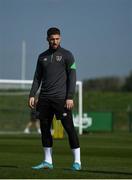 28 March 2022; Matt Doherty during a Republic of Ireland training session at FAI National Training Centre in Dublin. Photo by Eóin Noonan/Sportsfile