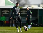 28 March 2022; Alan Browne during a Republic of Ireland training session at FAI National Training Centre in Dublin. Photo by Eóin Noonan/Sportsfile