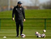 28 March 2022; Coach John Eustace during a Republic of Ireland training session at FAI National Training Centre in Dublin. Photo by Eóin Noonan/Sportsfile