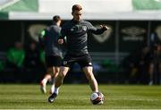 28 March 2022; Connor Ronan during a Republic of Ireland training session at FAI National Training Centre in Dublin. Photo by Eóin Noonan/Sportsfile