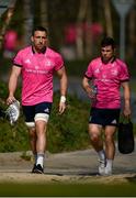 28 March 2022; Jack Conan and Luke McGrath during a Leinster Rugby squad training session at UCD in Dublin. Photo by Harry Murphy/Sportsfile