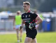 27 March 2022; Mayo goalkeeper Colm Reape before the Allianz Football League Division 1 match between Mayo and Kildare at Avant Money Páirc Seán Mac Diarmada in Carrick-on-Shannon, Leitrim. Photo by Piaras Ó Mídheach/Sportsfile