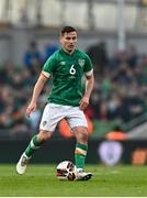 26 March 2022; Josh Cullen of Republic of Ireland during the international friendly match between Republic of Ireland and Belgium at the Aviva Stadium in Dublin. Photo by Eóin Noonan/Sportsfile