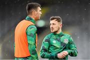 29 March 2022; Lee O'Connor of Republic of Ireland before the UEFA European U21 Championship Qualifier match between Republic of Ireland and Sweden at Borås Arena in Sweden. Photo by Jörgen Jarnberger/Sportsfile