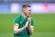 29 March 2022; Ross Tierney of Republic of Ireland during the UEFA European U21 Championship Qualifier match between Republic of Ireland and Sweden at Borås Arena in Sweden. Photo by Mathias Bergeld/Sportsfile