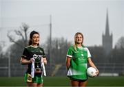 30 March 2022; Limerick captain Róisín Ambrose and Offaly player Aoife Carey pictured at St Brendan’s Park, Birr, Co. Offaly ahead of next Sunday’s Lidl National Leagues Divisions 3 and 4 Finals at the venue. Limerick will play Offaly at 2pm in the Division 4 Final, followed by the Division 3 Final between Roscommon and Wexford at 4pm. Both games will be available to purchase via the LGFA’s subscription service: https://page.inplayer.com/lgfaseason2022/lidl-nfl.html. Photo by David Fitzgerald/Sportsfile