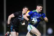 12 March 2022; Diarmuid O’Connor of Kerry in action against Matthew Ruane of Mayo during the Allianz Football League Division 1 match between Kerry and Mayo at Austin Stack Park in Tralee, Kerry. Photo by Stephen McCarthy/Sportsfile