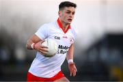 19 March 2022; Michael McKernan of Tyrone during the Allianz Football League Division 1 match between Tyrone and Mayo at O'Neill's Healy Park in Omagh, Tyrone. Photo by Stephen McCarthy/Sportsfile