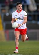 19 March 2022; Michael McKernan of Tyrone during the Allianz Football League Division 1 match between Tyrone and Mayo at O'Neill's Healy Park in Omagh, Tyrone. Photo by Stephen McCarthy/Sportsfile