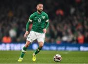 29 March 2022; Conor Hourihane of Republic of Ireland during the international friendly match between Republic of Ireland and Lithuania at the Aviva Stadium in Dublin. Photo by Ben McShane/Sportsfile