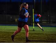 30 March 2022; Leanne Keegan during a Leinster Rugby Women's training session at Energia Park in Dublin. Photo by David Fitzgerald/Sportsfile